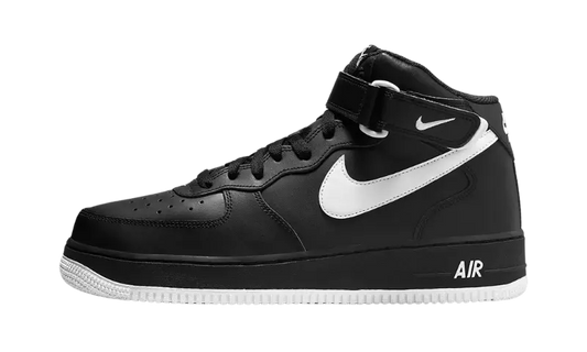 Nike Air Force 1 Mid '07 Black White Sole - MTHOR SHOP