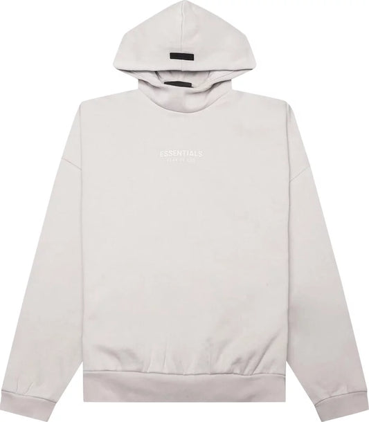 Fear of God Essentials Hoodie Silver Cloud