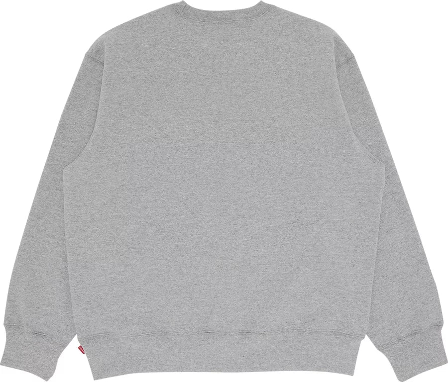 Supreme Box Logo Crewneck (FW22) Heather Grey