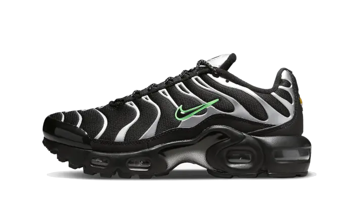 Air Max Plus Black Silver Green Strike