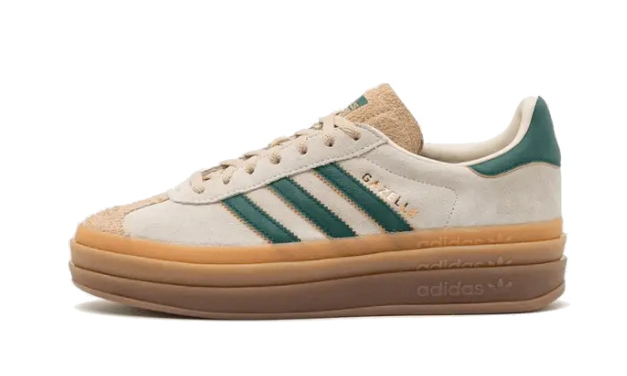 Adidas Gazelle Bold Magic Beige Collegiate Green