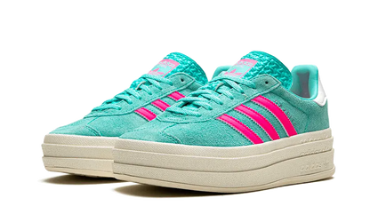 Adidas Gazelle Bold Flash Aqua Lucid Pink