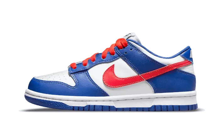 Nike Dunk Low White Royal Red - CW1590-104