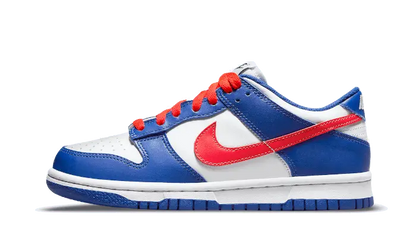 Nike Dunk Low White Royal Red - CW1590-104