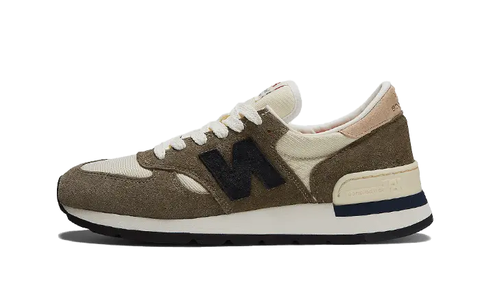 New Balance 990V1 Made In USA Cream Olive