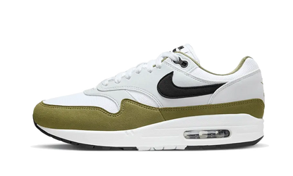 Nike Air Max 1 White Black Medium Olive