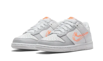 Nike Dunk Low 3D Swoosh White Grey