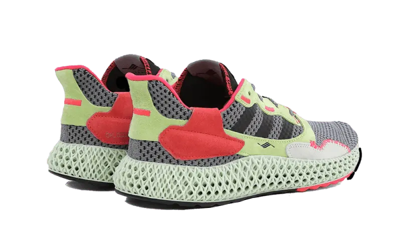 Adidas ZX 4000 4D Grey Three Hi Res Yellow - BD7927